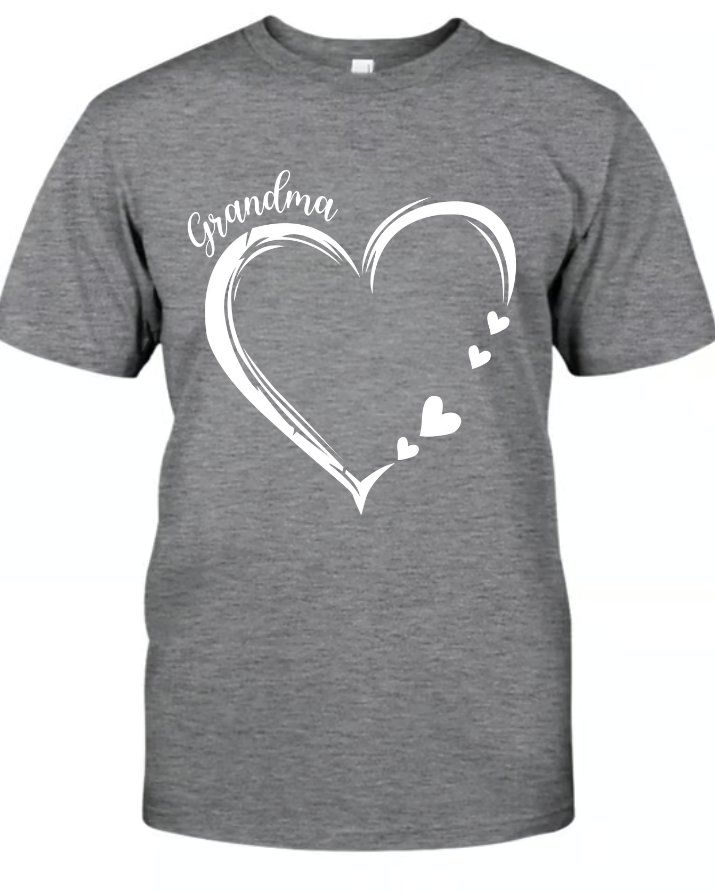 Grandma and Grandkids Hearts, Gift For Grandma Nana Mimi