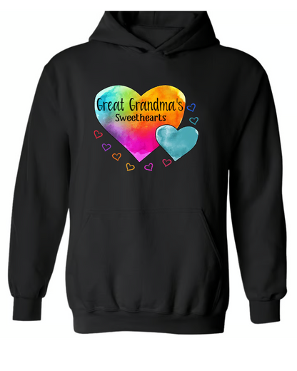 Personalized Grandma Heart Color Lovely