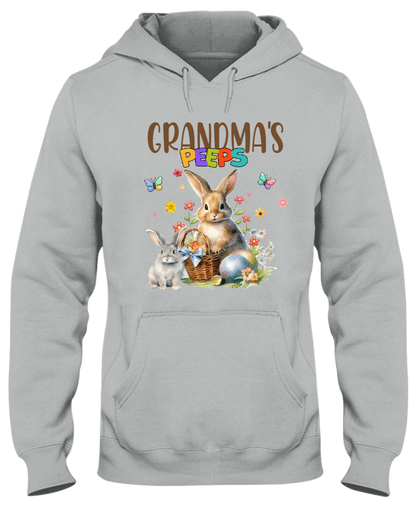 Grandma's Peeps Bunny Easter, Custom Grandma And Kids, Easter Day Gift TH