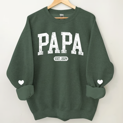 Personalize Grandpa Papa Dad Gift Custom Name Kids CTH01 Sweatshirt