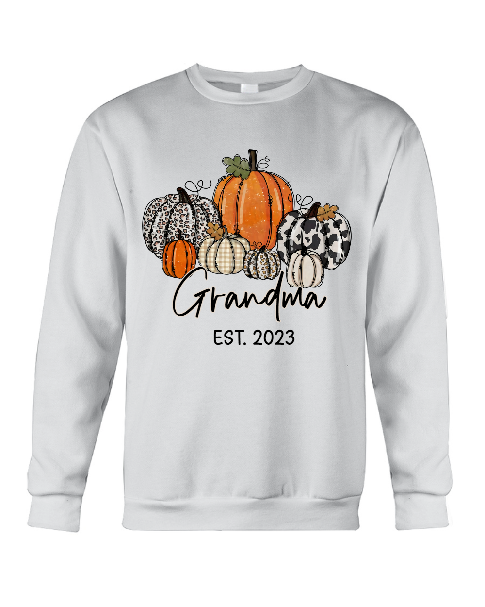 Pumpkin Grandma Est Year And Kids CTH01