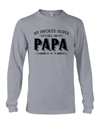 My Favorite People Call Me Poppy With Kids Father's Day