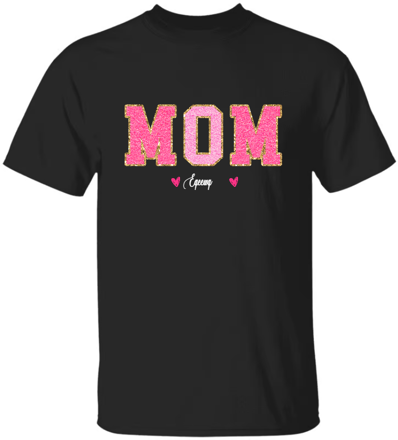 Personalized mimi with grandkids valentine day pink glitter T-Shirt T-Shirt