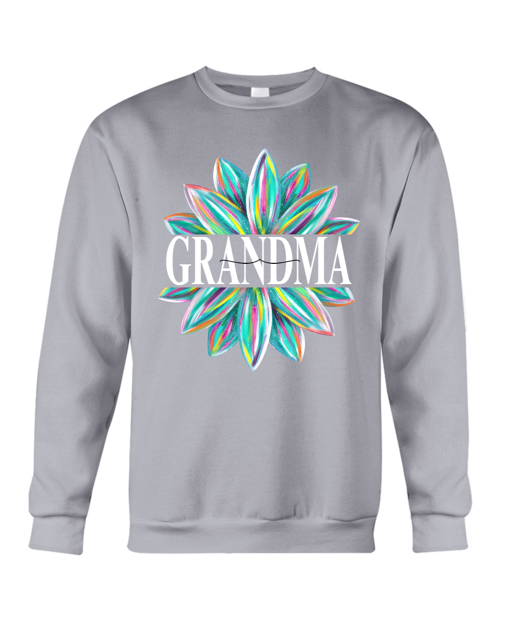 Custom Grandma Flower Color With Grandkids Mother's Day TH Copy Copy