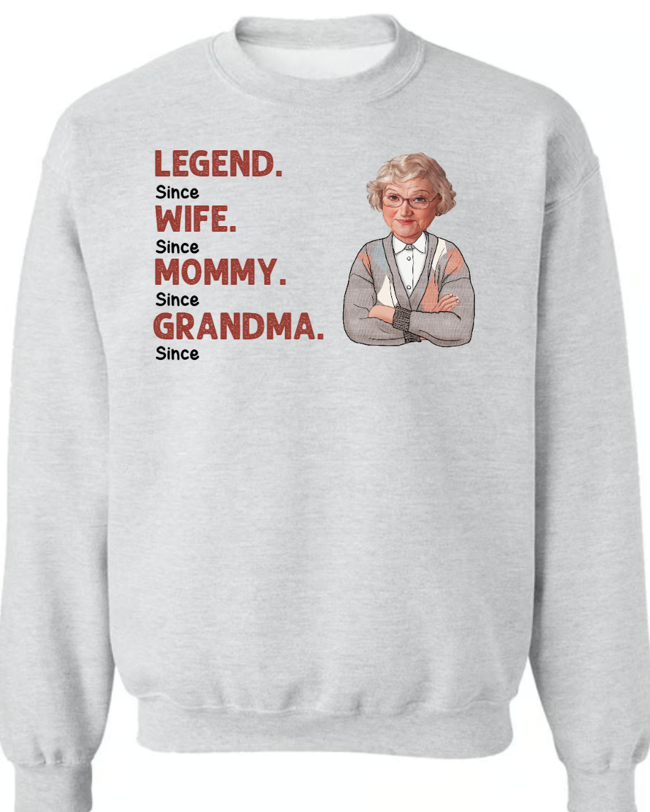 Legend Wife Mommy Grandma CTH01