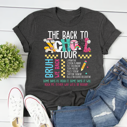 Back to School Tour Teacher Shirt