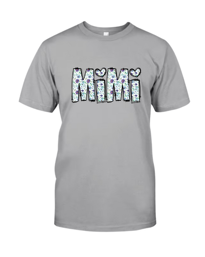 Mimi Shirt with Grandkids' Names – Cute Floral Design for Grandma