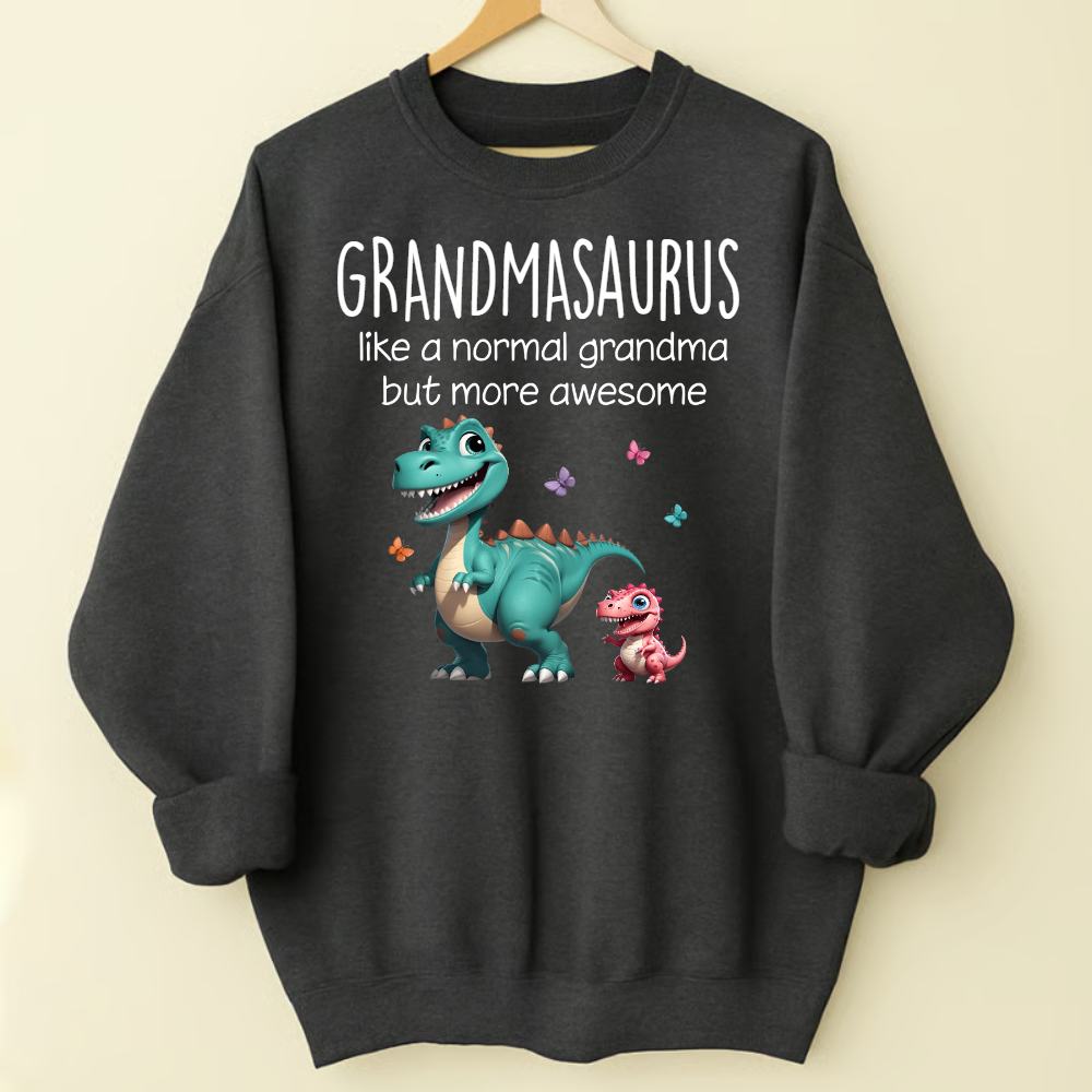 Grandmasaurus And Grandkids Gift for Grandma Sweatshirt