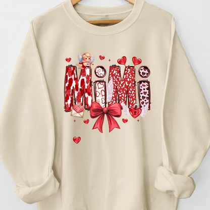 Personalized Christmas, Gigi Love Heart, Gift For Grandma And Kids, Valentine For You Sweatshirt