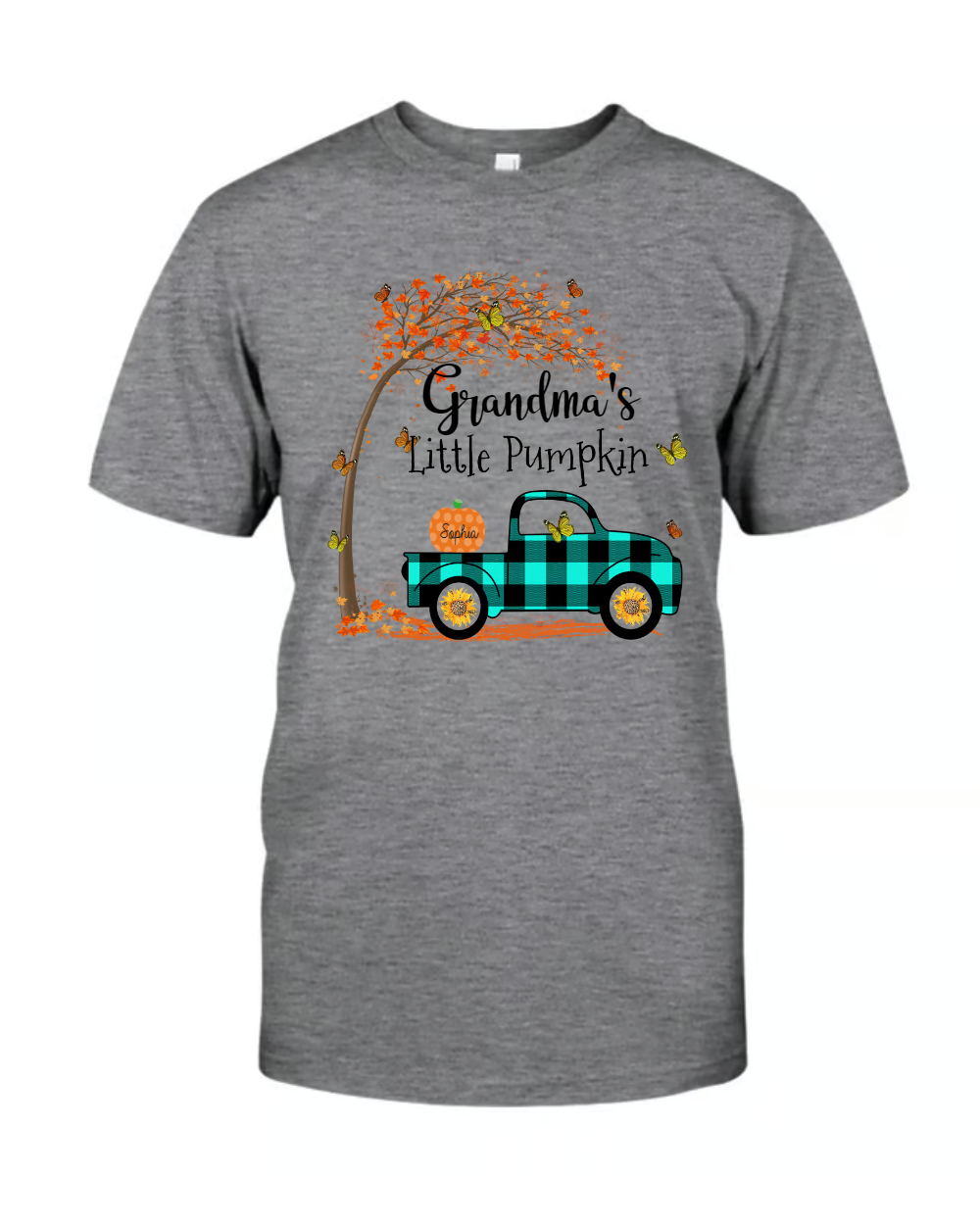 Grandma's Little Pumpkins and Grandkids Names Personalized