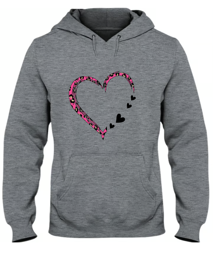 Grandma And Grandkids Heart Leopard CTH01