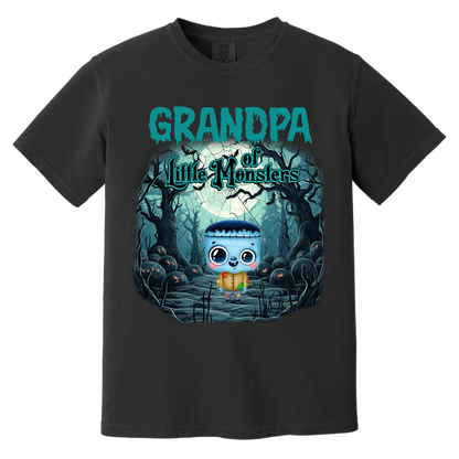 Customized Little of Monsters Grandpa Halloween T- Shirt