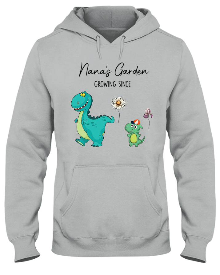 Nana's Garden Nana Saurus And Kids Custom