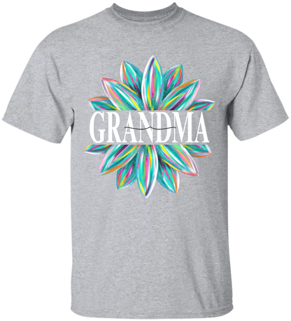Custom Grandma Flower Color With Grandkids Mother's Day TH Copy