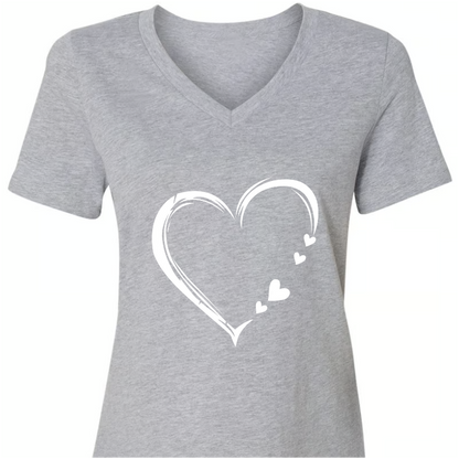 Personalized Grandma Hearts Sunflower T-Shirt