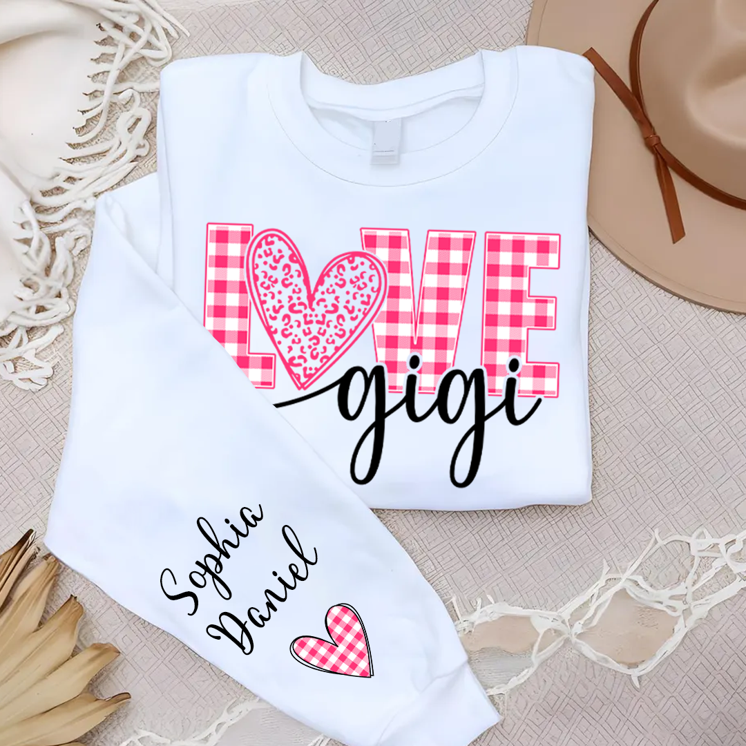 Love Gigi And Grandkids Valentine Gift