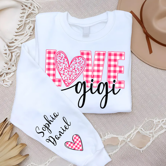 Love Gigi And Grandkids Valentine Gift