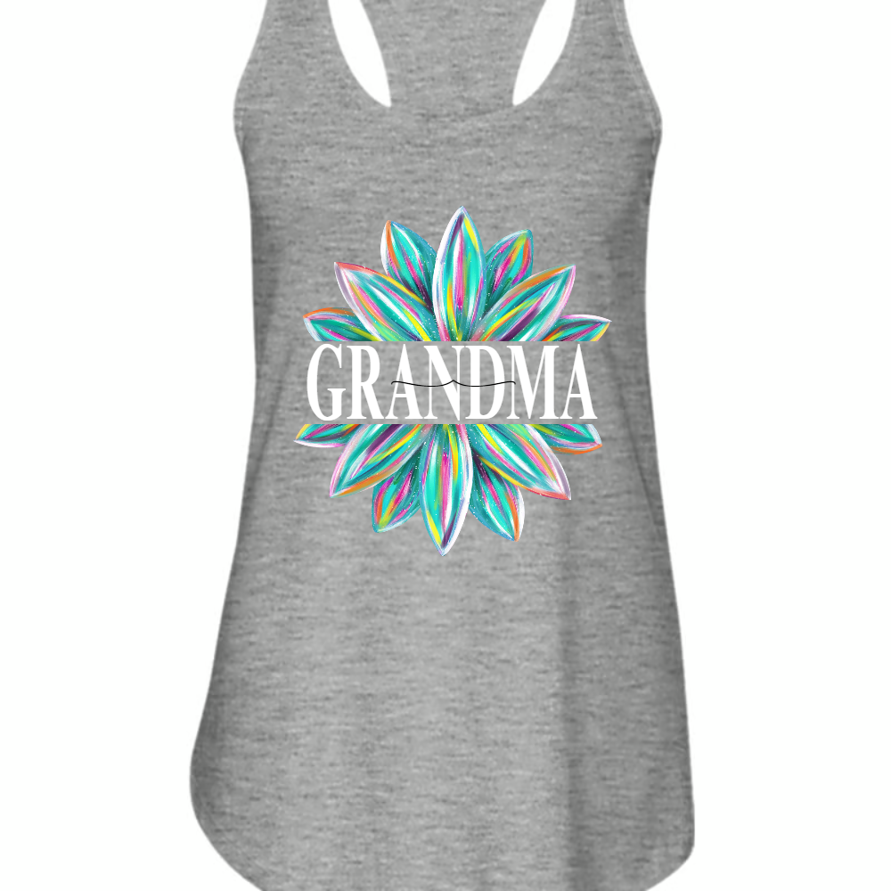 Custom Grandma Flower Color With Grandkids Mother's Day TH Copy Copy