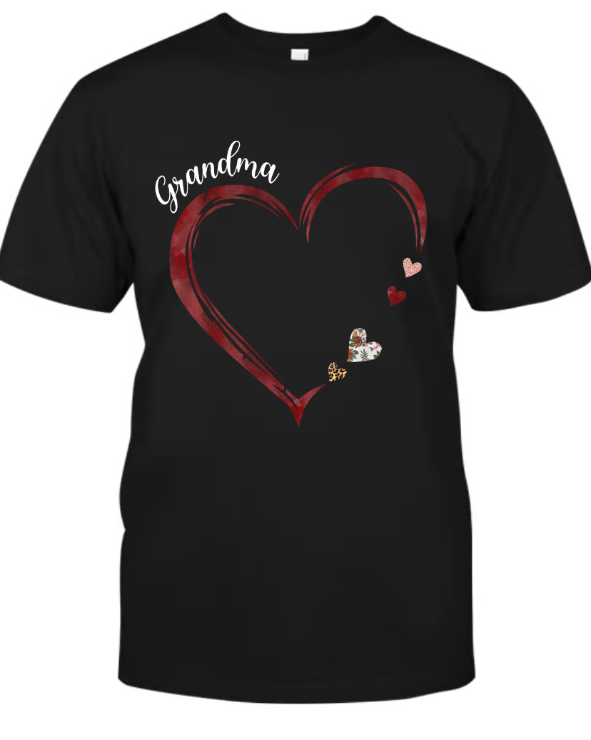 Grandma and Grandkids Hearts Gift CTH01