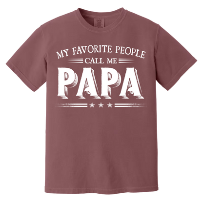 My Favorite People Call Me Papa With Kids Father's Day