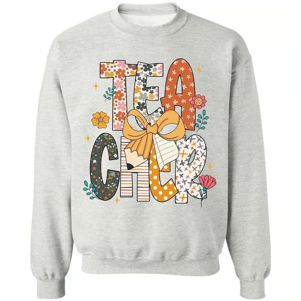Floral Teacher Custom Teacher Name Back to School