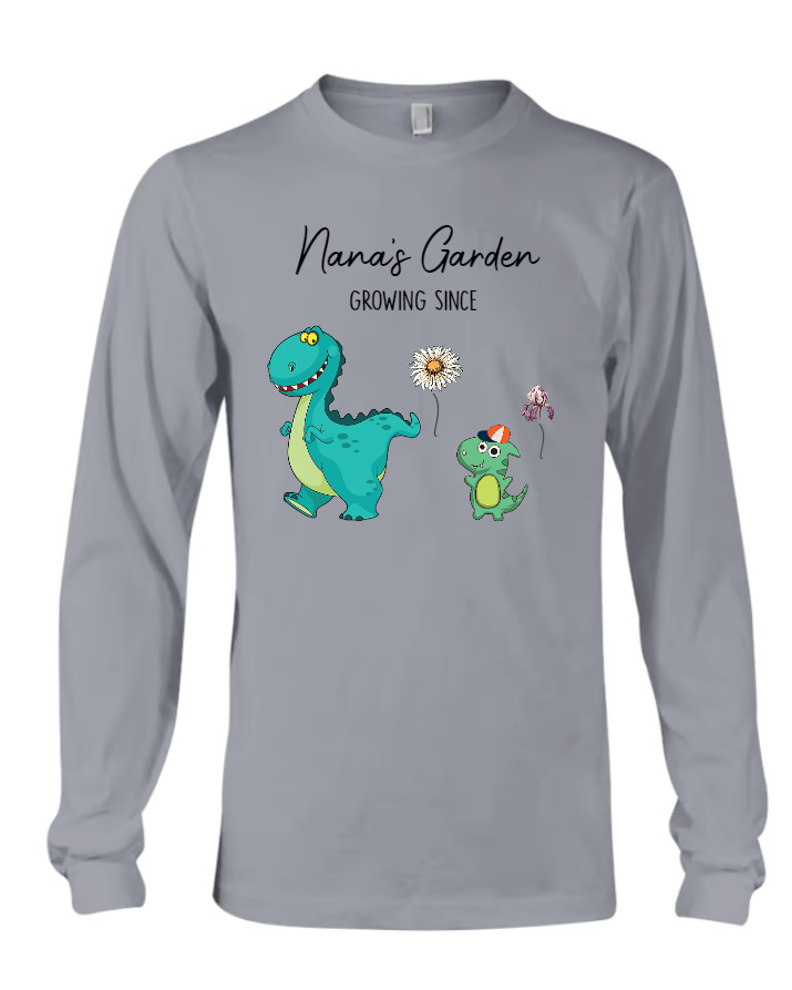 Nana's Garden Nana Saurus And Kids Custom