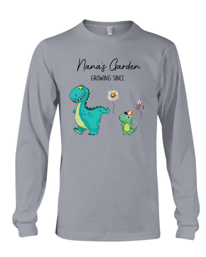 Nana's Garden Nana Saurus And Kids Custom
