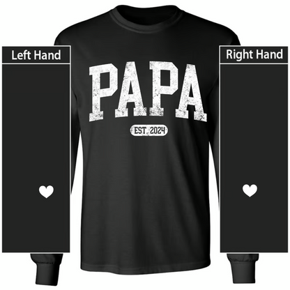 Personalize Dad, Papa, Grandpa Gift Custom Name Kids CTH01 Hoodie