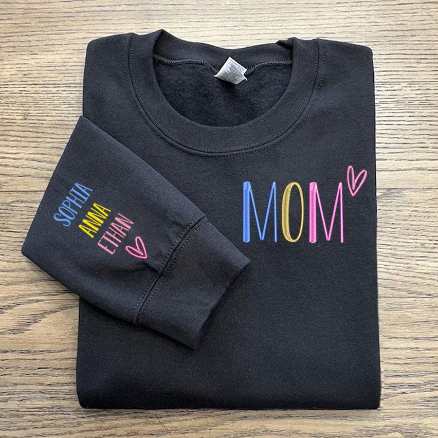 Embroidered Mom Trend 2024 Sweatshirt