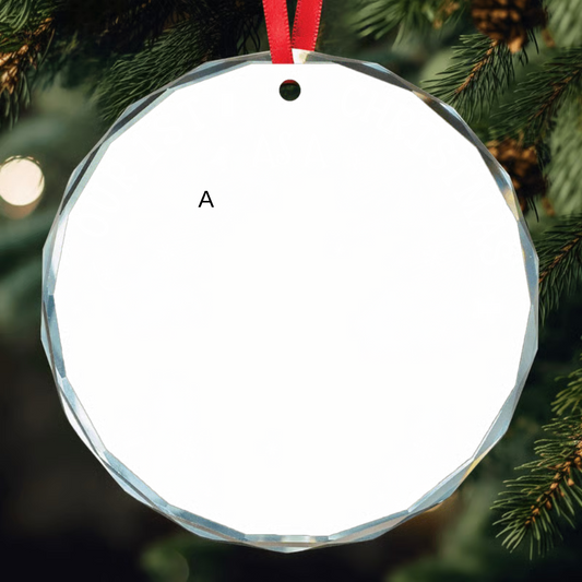 Round Glass Ornament Round Glass Ornament
