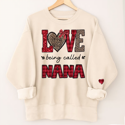 Personalized Grandma, Love Being Called Nana with Grandkids