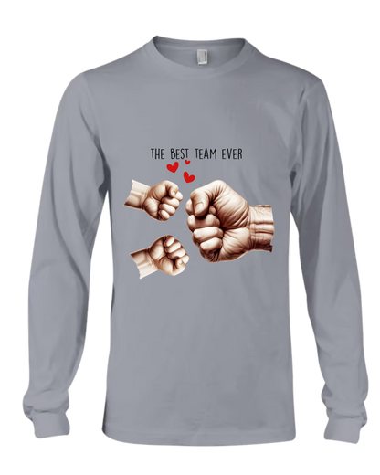 Personalized Family, Papa and Grandkids Hand Father's Day CTH01