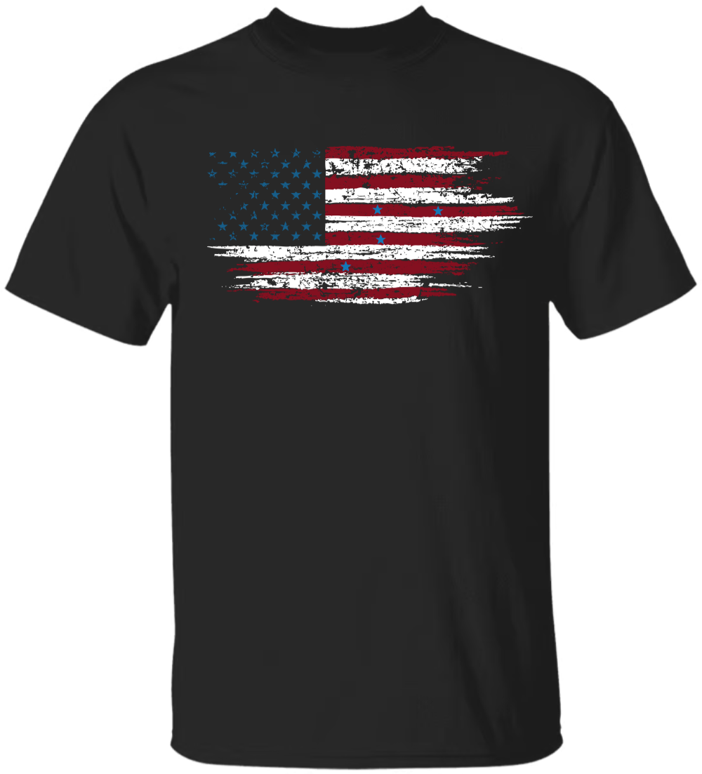 Comfort Colors® Father Day Shirt, Papa Ands Grandkids Flag American