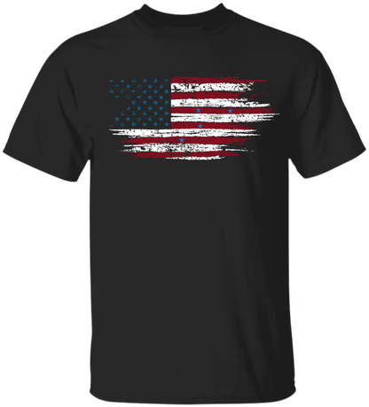Comfort Colors® Father Day Shirt, Papa Ands Grandkids Flag American
