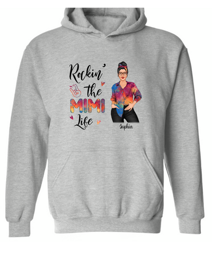 Personalized Rockin' Mom Grandma Life Sassy Girl