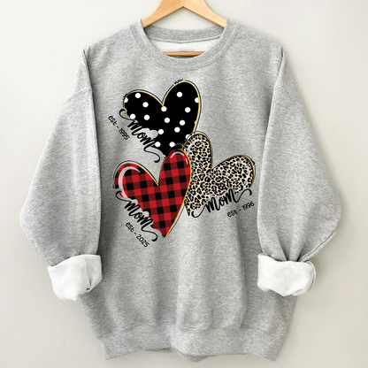 Wife Mom Nana Triple Heart Valentine