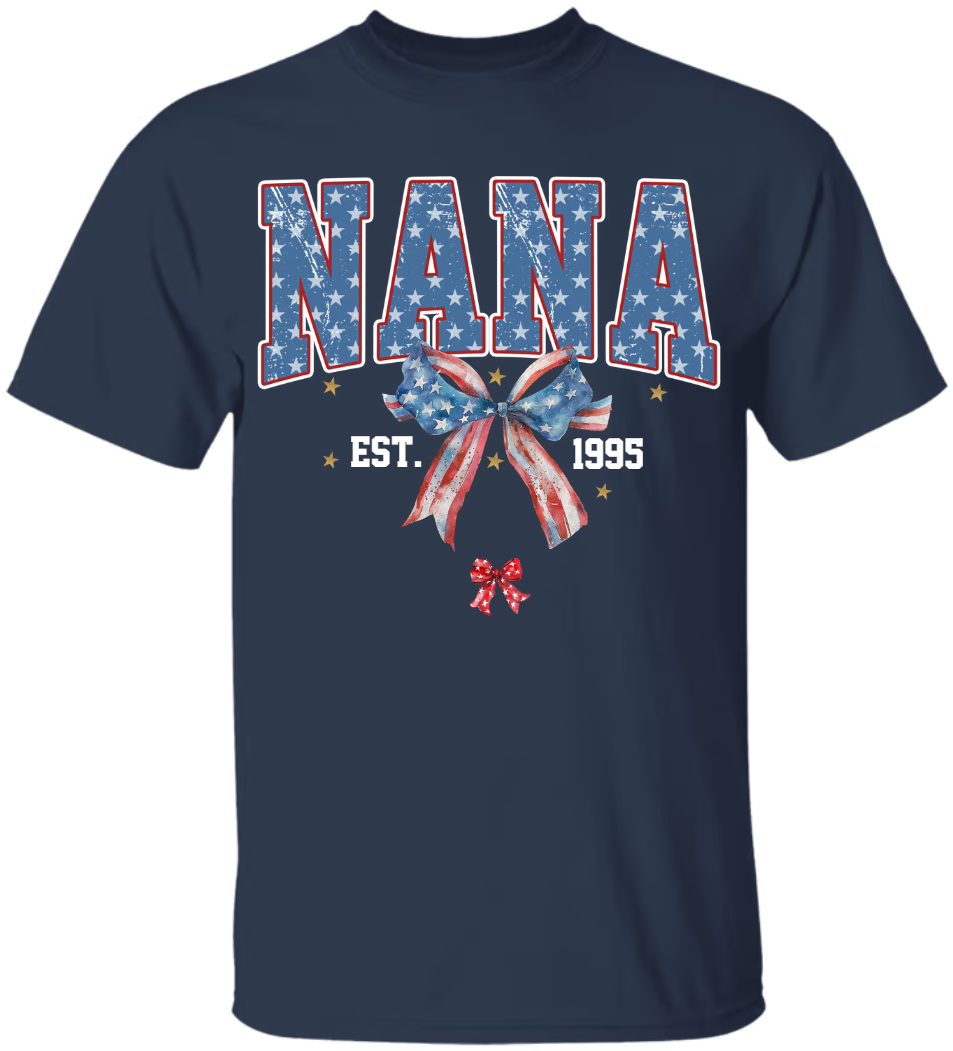 Personalized Nana Est With Grandkids USA