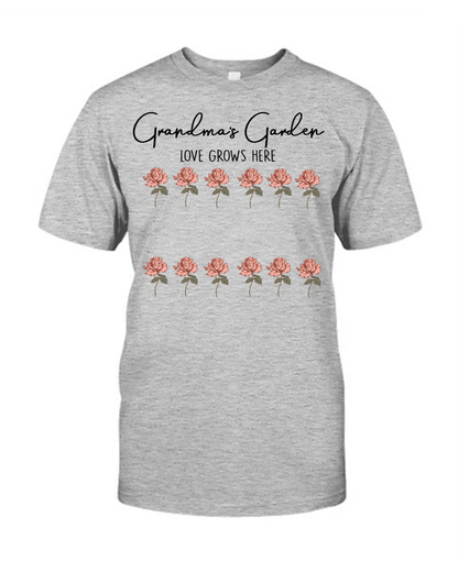 Grandma's Garden Love Grows Here And Grandkids