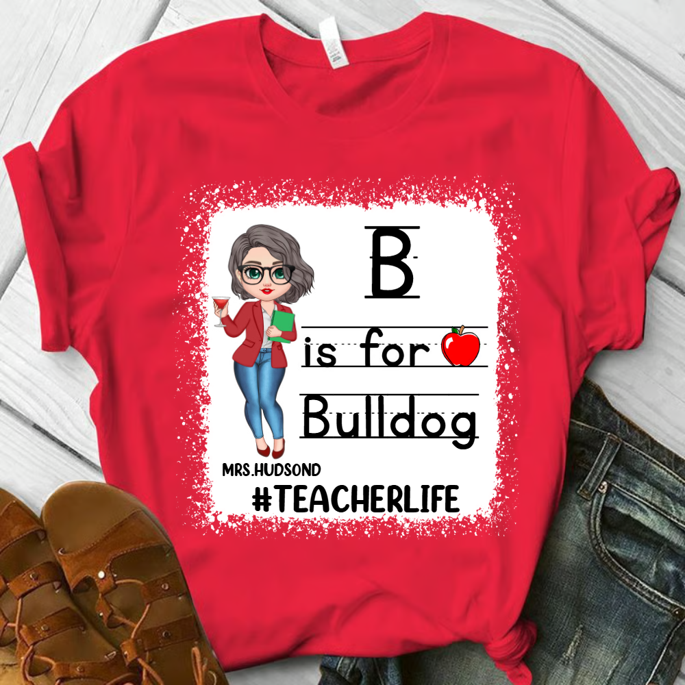 Personalized School Mascot Custom Teacher Shirt, Custom Gifts For Teacher T-Shirt