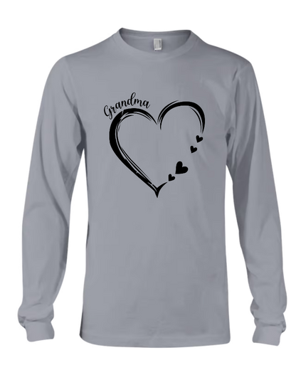 Grandma and Grandkids Hearts, Gift For Grandma Nana Mimi