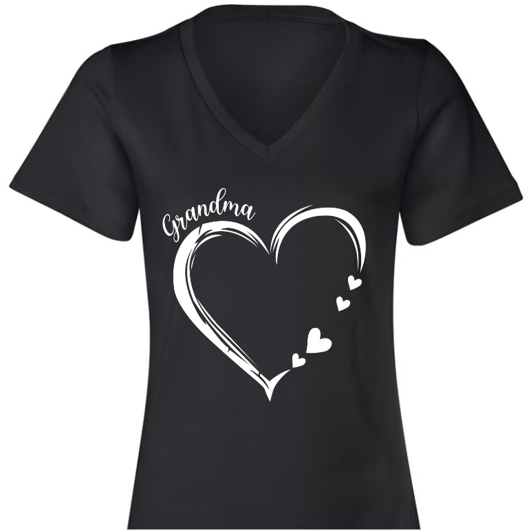 Mimi and Grandkids Flag American Hearts