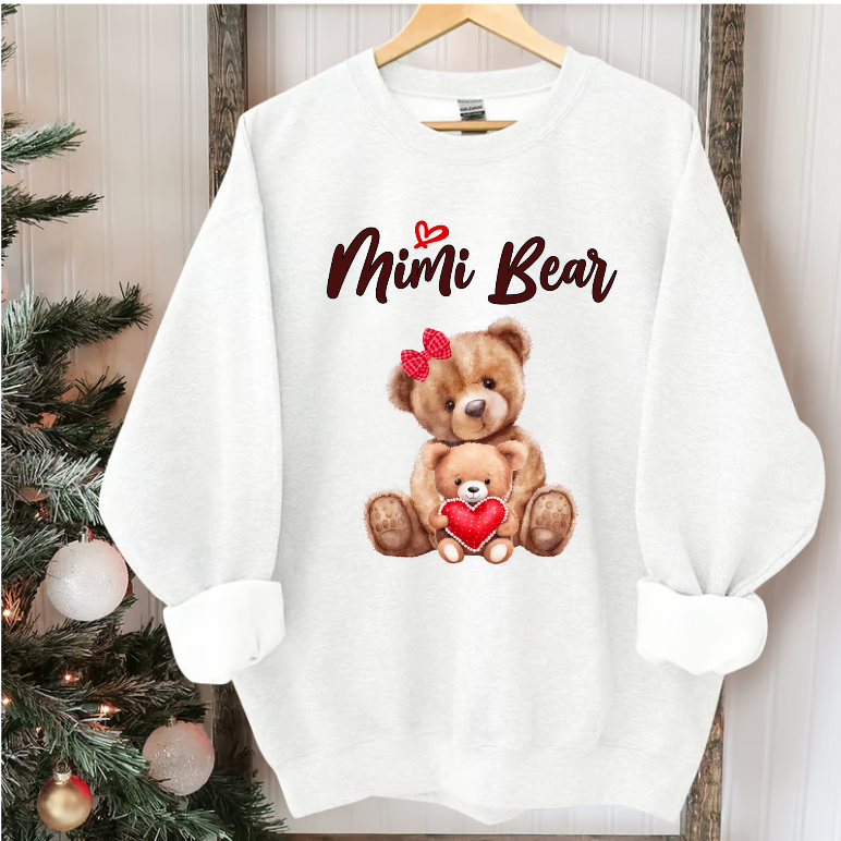Mimi Bear Shirt, Custom Grandma With Kids, Mother's Day TH