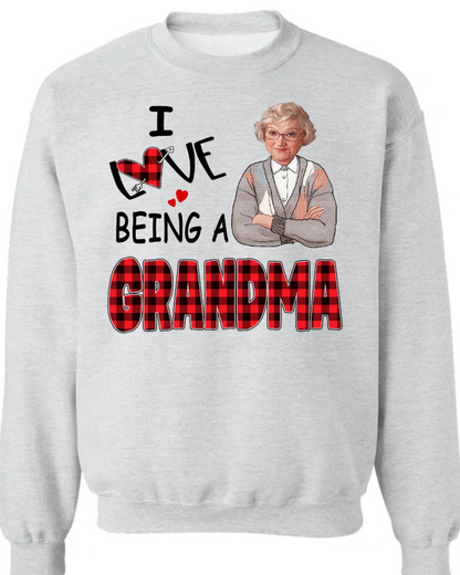 I Love Being A Grandma Mimi Nana Custom Photo CTH01