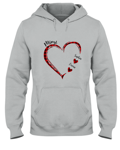Mimi and Grandkids Hearts, Gift For Mimi christmas Sweatshirt