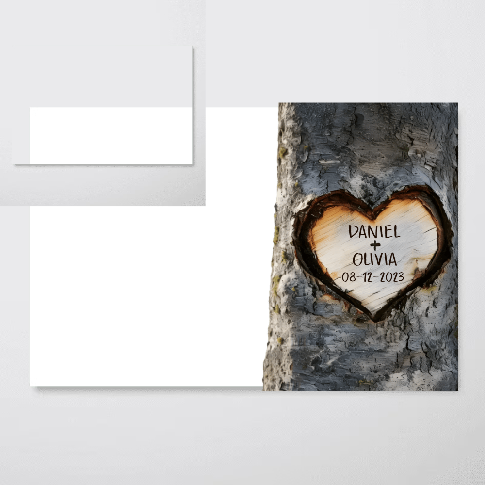 Personalized Couple Photo Wall Art With Names And Date, Romantic Love Home Decor Canvas