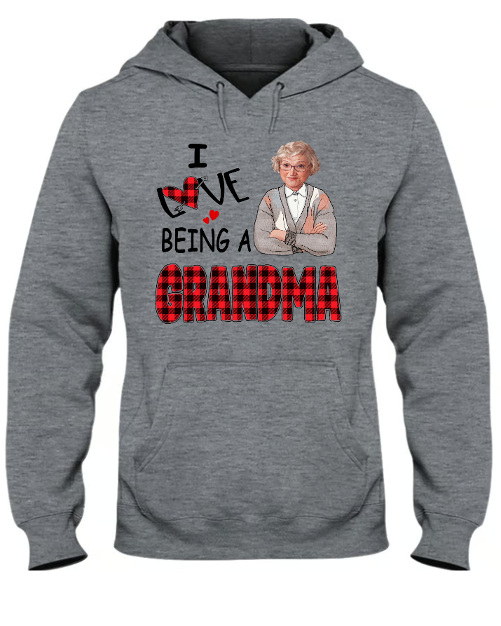 I Love Being A Grandma Mimi Nana Custom Photo CTH01