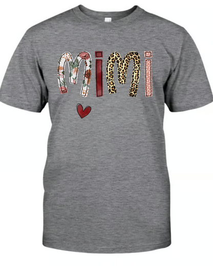 Custom Nana Mom Heart Kids Chrismtas