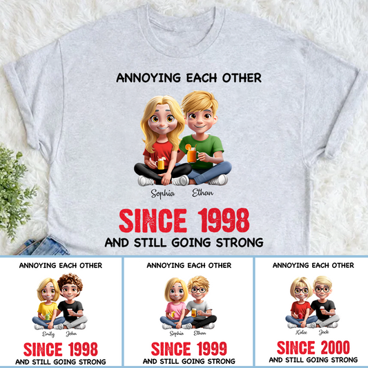 Personalized Anniversary Wedding Gifts For Husband And Wife, Him And Her - Partners In Crime Since Forever