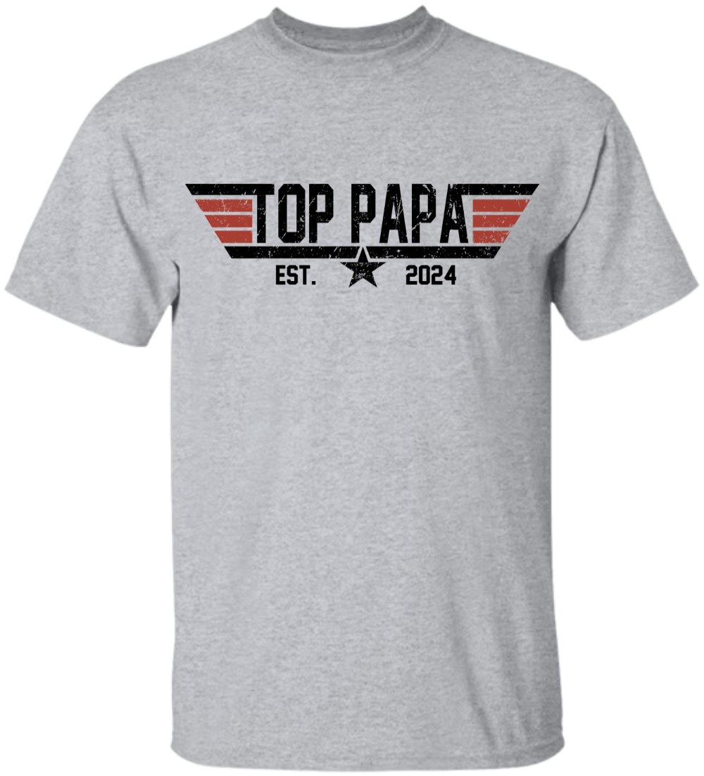 Comfort Colors®Top Dad Shirt, Father's Day Gift, For Grandpa And Children
