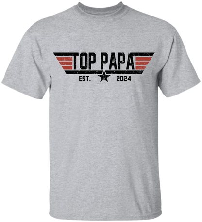 Comfort Colors®Top Dad Shirt, Father's Day Gift, For Grandpa And Children
